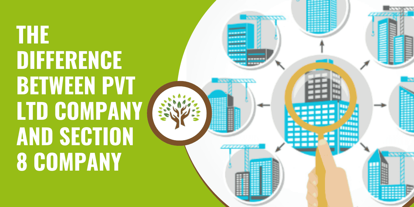 The difference between Pvt Ltd Company and Section 8 Company