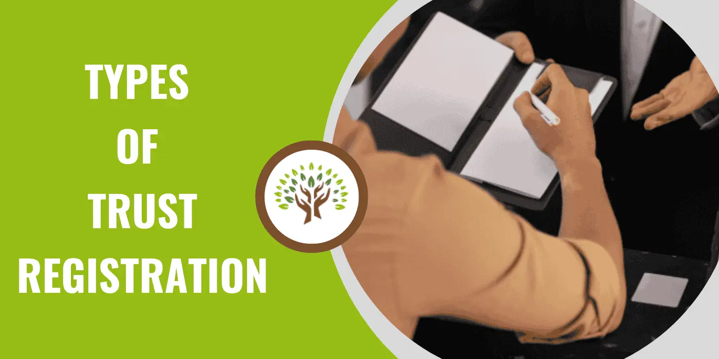 How many types of trust registration in India