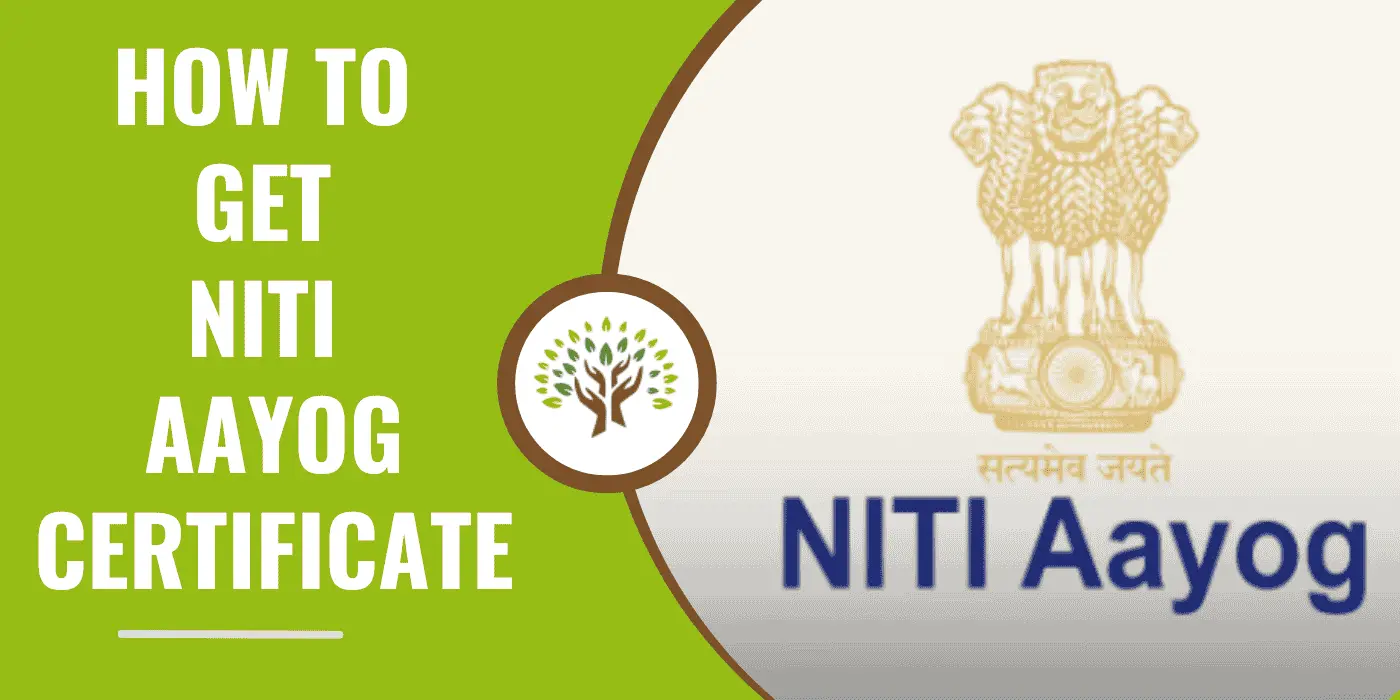 How to Get NITI Aayog Certificate